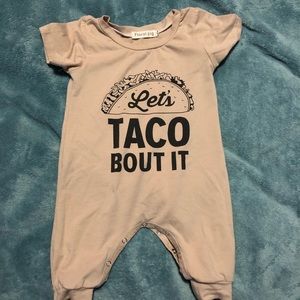 Baby taco romper